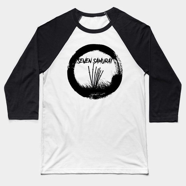 SEVEN SAMURAI Baseball T-Shirt by The Podcast That Time Forgot